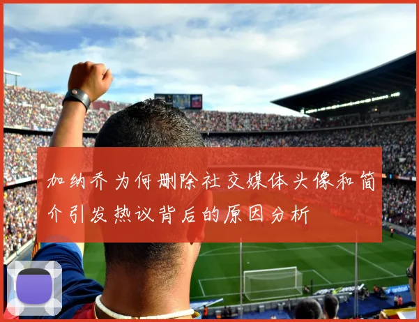 加纳乔为何删除社交媒体头像和简介引发热议背后的原因分析